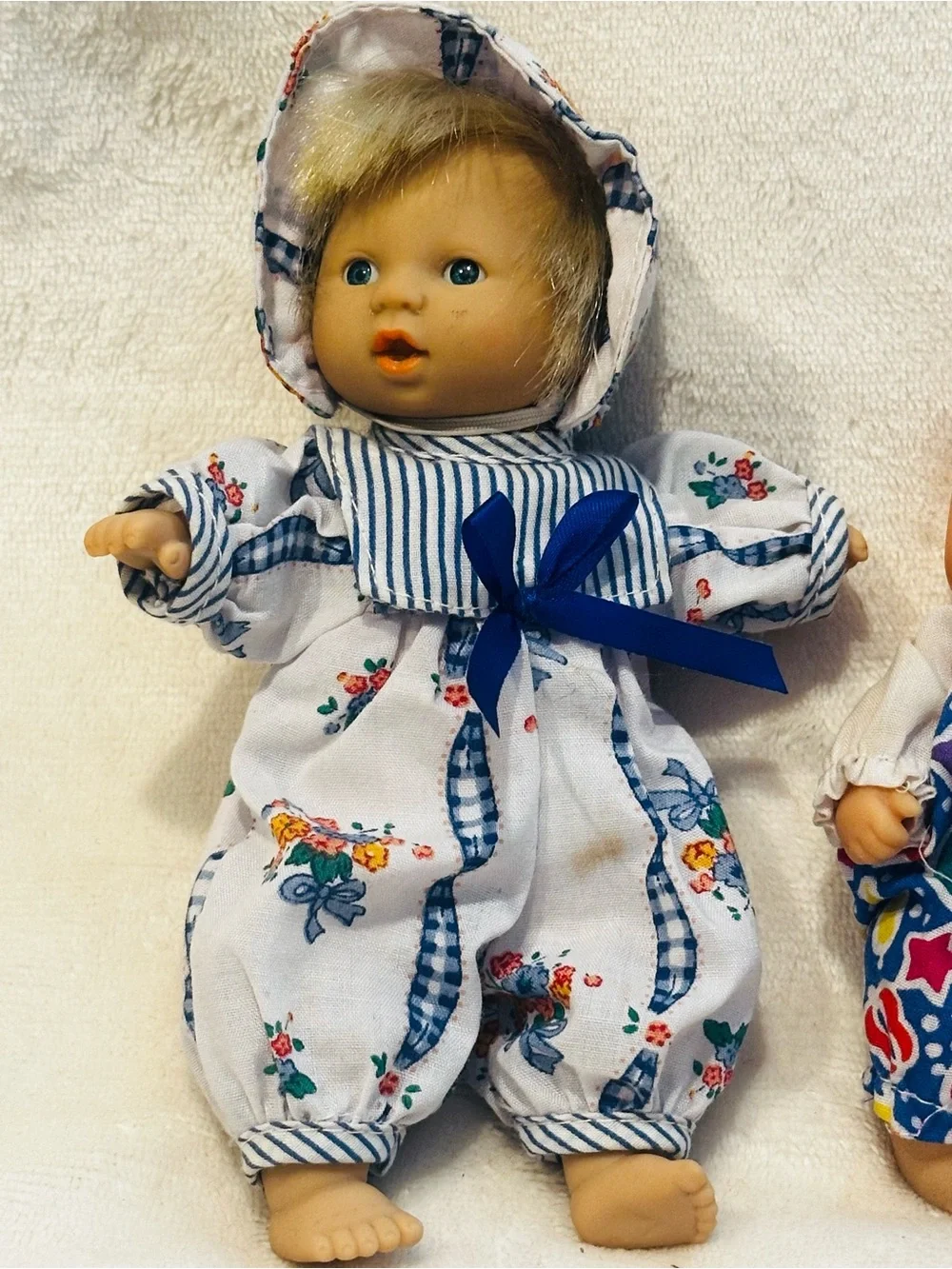 Cititoy Baby Dolls Blue Eyes Blonde Hair 1994 Vintage Cititoy Doll Set Of 2 Vtg